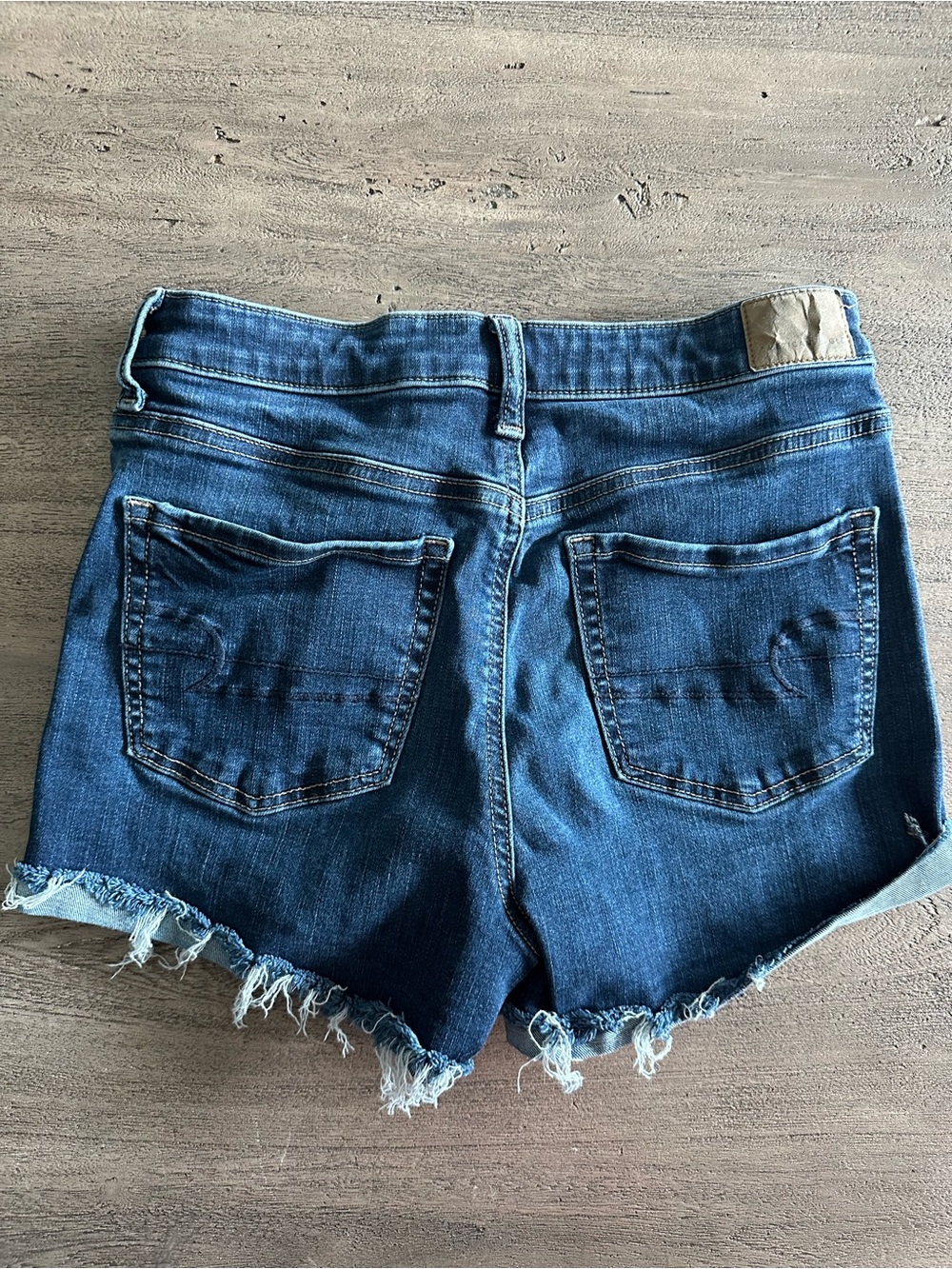 American Eagle Light Blue Stretch Denim Shorts